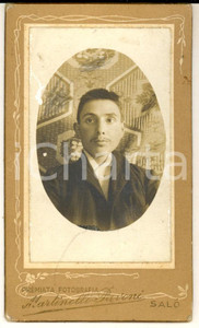 1900 ca SALO' (BS) Ritratto di Vittorio MAGGI *Foto MARTINELLI PAVONI CDV