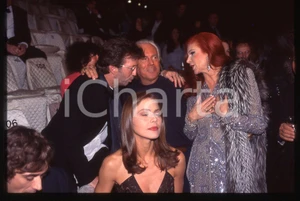 Fotografia d epoca originale Giorgio ARMANI Ornella MUTI Eric CLAPTON MILVA 1995 MILANO 35mm vintage slide 4 1