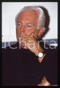 Fotografia d epoca originale MODA Giorgio ARMANI  MILANO Premio Risultati 1998 35 mm vintage slide 87 1