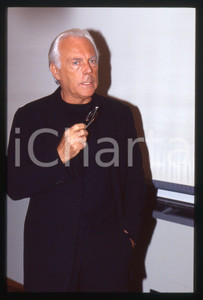 Fotografia d epoca originale MODA Giorgio ARMANI  MILANO Premio Risultati 1998 35 mm vintage slide 89 1