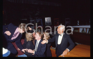 Fotografia d epoca originale Giorgio ARMANI  VENEZIA Mostra del Cinema 1990 ca  35 mm vintage slide 115 1