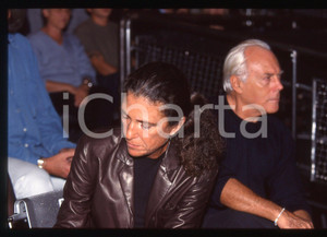 Giorgio e Silvana ARMANI - MODA 1995 ca * 35 mm vintage slide