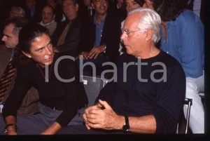 Fotografia d epoca originale Giorgio e Silvana ARMANI  MODA 1995 ca  35 mm vintage slide 2 1