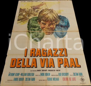 Materiale cinematografico d’epoca 1969 RAGAZZI DELLA VIA PAAL ZoltÃ¡n FABRI Mari TOROCSIK Manifesto 140x200 CM 1