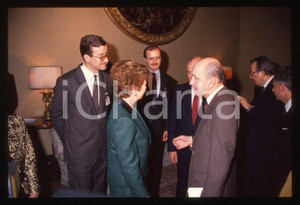 Fotografia d epoca originale 35mm vintage slide 1989 MILANO Michail GORBACHEV Raissa GORBACHEVA 1 1
