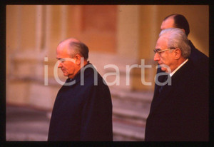 Fotografia d epoca originale 35mm vintage slide 1989 ROMA QUIRINALE Francesco COSSIGA Michail GORBACHEV 17 1