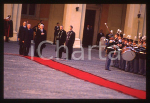 Fotografia d epoca originale 35mm vintage slide 1989 ROMA QUIRINALE Francesco COSSIGA Michail GORBACHEV 22 1