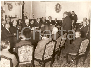 Fotografia d epoca originale 1935 GENOVA Camera di Commercio MARSIGLIA all Unione Industriali Fotografia 1