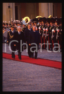 Fotografia d epoca originale 35mm vintage slide 1989 ROMA QUIRINALE Francesco COSSIGA Michail GORBACHEV 32 1