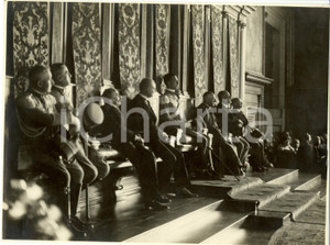 Fotografia d epoca originale 1930 ca VENEZIA Principe UMBERTO II trono dogale e autoritÃ  supreme Fotografia 1