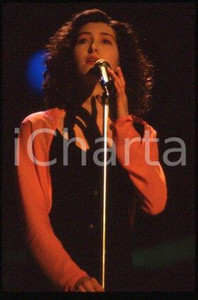 35mm vintage slide* 1988 SANREMO festival Singer-songwriter Andrea MIRO (4)