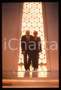Fotografia d epoca originale 35mm vintage slide 1999 FESTIVAL DI SANREMO Michail GORBACHEV e Raissa 1 1
