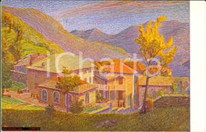 Cartolina originale da collezione 1950 BOLOGNA DI  PERLEDO LC Villa Collegio S. Carlo Cartolina 1