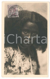 1930 MOGADISCIO - SOMALIA ITALIANA Donna somala - Cartolina FP NV  Cartolina postale d'epoca, non viaggiata.CONDIZIONI: FAIR (piegature all'angolo superiore destro)FORMATO: FP    originale e autentica 1