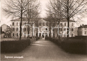 Cartolina originale da collezione 1950 ca ROMAGNANO SESIA Ingresso Principale COLLEGIO CONVITTO CURIONI 4 1