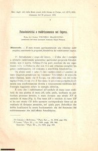 Libro, pubblicazione d epoca 1931 Vincenzo BRAZZODURO Fotoelettricità  nei Cuprox Opuscolo 1