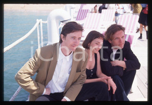 35mm vintage slide* 1994 CANNES Hal HARTLEY Martin DONOVAN Elina LOWENSOHN (3)