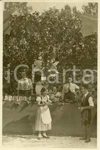 Fotografia d epoca originale 1934 MILANO Festa della Frutta  PROPAGANDA Banchetto fichi d India Fotografia 1