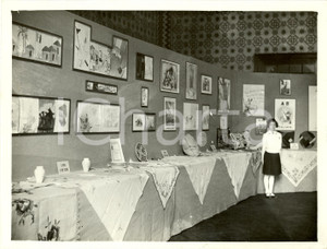 Fotografia d epoca originale 1936 MILANO Castello SFORZESCO Agonali dell arte ONB  Angolo mostra Fotografia 1