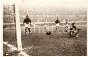 Fotografia d epoca originale 1942 TORINO Coppa Italia Gol Vittorio SENTIMENTI JUVENTUS  MILANO Fotografia 1