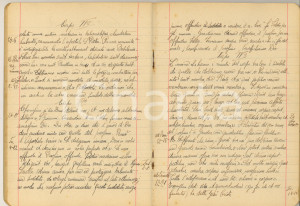 Oggetto da collezione cartaceo 1926 MONZA Quaderno Camillo BOFFITTO  Esercizio di perfezione e virtù cristiane 1