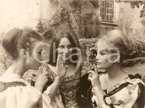 Fotografia d epoca originale 1964 SARZAY CRUELLE MEPRISE Caroline SAINT Michele Rankovitch Christiane MOULIN 1