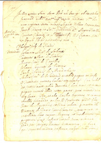 Documento originale, autentico 1620 FIRENZE Testamento Costanza BARTOLINI DASSI con pii legati Manoscritto 1