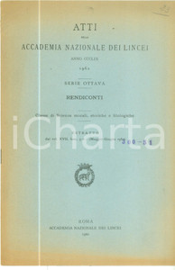 Libro, pubblicazione d epoca 1962 Franco PANVINI ROSATI Le monete con la leggenda MEP Pubblicazione 1