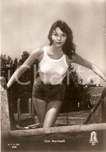 Cartolina originale da collezione 1960 ca CINEMA Attrice Elsa MARTINELLI Ritratto Cartolina FG NV 1
