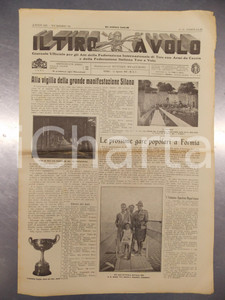 Giornale, rivista storica 1931 IL TIRO A VOLO Gare di tiro al piccione nella SILA e a FORMIA Giornale 1