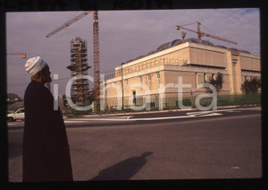 35mm vintage slide* 1990 ca ROMA Muhammad Nur al-Din Isma'il - Lavori Moschea