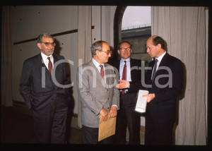35mm vintage slide* 1988 ca MILANO Enrico DE MITA Giuseppe GUZZETTI (8)