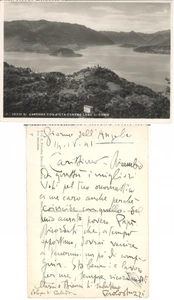 Autografo originale 1941 VEZIO VARENNA CO Paolo BUZZI ricorda l amato povero PapÃ  AUTOGRAFO 1