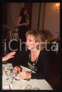 35mm vintage slide* 1998 ca RAI1 ITALY - Portrait of Actress Lunetta SAVINO (1)