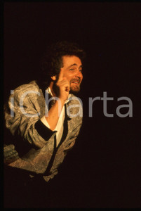 35mm vintage slide* 1988 FESTIVAL DI SANREMO Beppe GRILLO in scena RAI UNO (45)