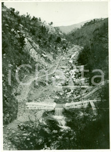 Fotografia d epoca originale 1935 ca GENOVA Sistemazione idraulica rio GEIRATO affluente BISAGNO Fotografia 1
