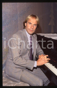 35mm vintage slide*1982 MUSICA Richard CLAYDERMAN concerto in salotto privato 17