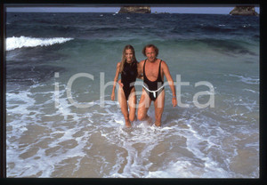 35mm vintage slide* 1987 GUADALUPA - Muriel DUBRULLE e Pierre RICHARD (3)