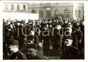 Fotografia d epoca originale 1938 MILANO Funerali solenni con esponenti del PNF Fotografia 18x13 cm 1