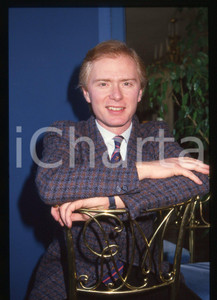 35mm vintage slide* 1989 MILANO Roberto CHEVALIER Ritratto in Terrazza Martini 1