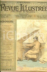 Giornale, rivista storica 1887 REVUE ILLUSTREE Le Salon de 1887 Revue bimensuelle annÃ©e II nÂ° 37 1