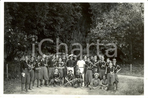 Fotografia d epoca originale 1935 SIRACUSA Orecchio di Dionisio  Crociere Avanguardisti in escursione Foto 1