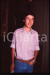 35mm vintage slide* 1990 ca MILAN Northern League politician Marco FERRADINI (2)