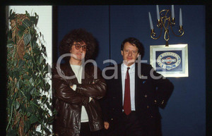 35mm vintage slide*1987 "Luci lontane" Angelo BRANDUARDI  e Claudio ARGENTO 5