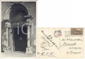 Autografo originale 1931 MILANO Santa Maria delle Grazie Cartolina con autografo Dante BARONCELLI 1
