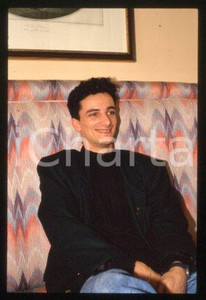 BUNGARO - ITALY Portrait of singer-songwriter 1990 ca * 35 mm vintage slide 21