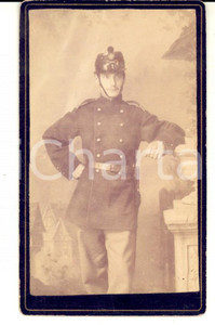 Fotografia d epoca originale 1890 ca ARMEE DE TERRE Portrait d officier 1er rÃ©giment Photo CDV 1