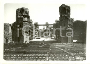 Fotografia d epoca originale 1939 ROMA Allestimento TEATRO dei VENTIMILA alle Terme di CARACALLA Fotografia 1