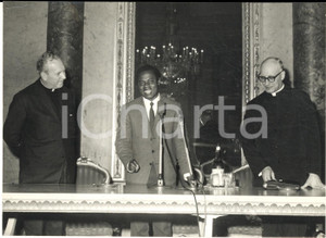 1969 MILANO Dramma BIAFRA - Mons. PISONI Ing. Dominic EKESÌ Mons. Abramo FRESCHI