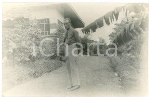 1930 ca CONGO BELGE - Colon THEATRE chef d'équipe - Photo 14x9 cm Fotografia d'epoca, in formato cartolina postale.Didascalia al verso. GOOD/buono  Formato: 14x9 cm originale e autentica 1
